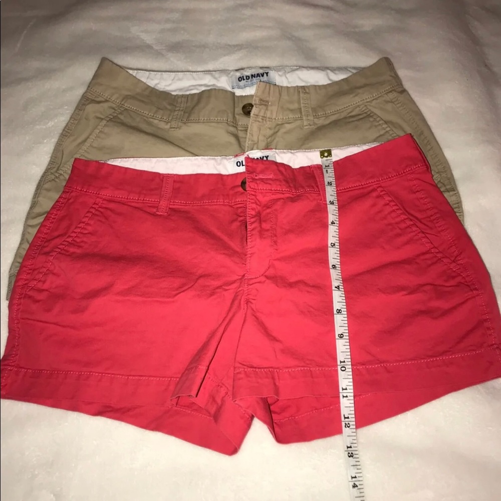 Old Navy Shorts / Coral and Khaki